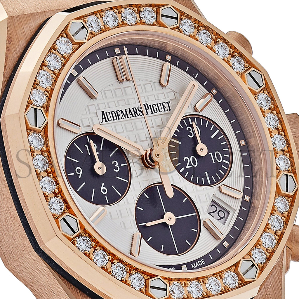 audemars P*g*et royal oak offshore rose gold diamond bezel watch 26231or.zz.d003ca.01